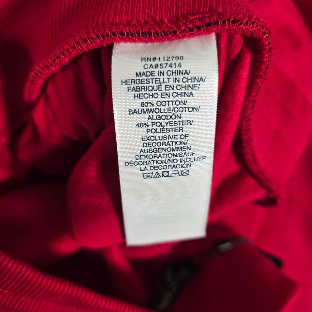 True Religion Mens Jester Red Shine Arch Classic Jogger Sweatpants XL 107629 NEW - Picture 3 of 9
